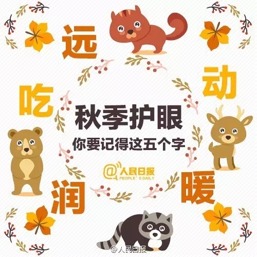 秋季護(hù)眼，請記住這“五字訣”
