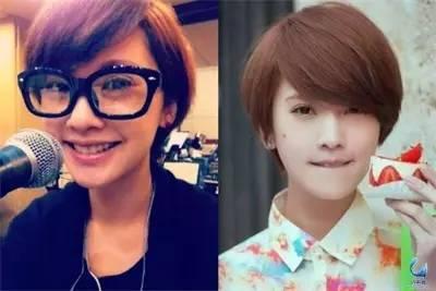 那些近視戴鏡暴丑的女明星們是做了什么變美了？？？